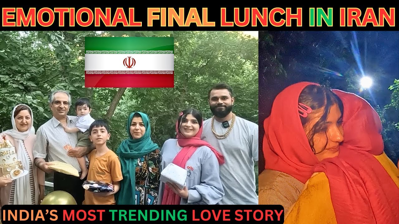 Emotional Goodbye Lunch From Iranian Relative To Faiza Diwakar #faiza #diwakar #love #vlog #iran