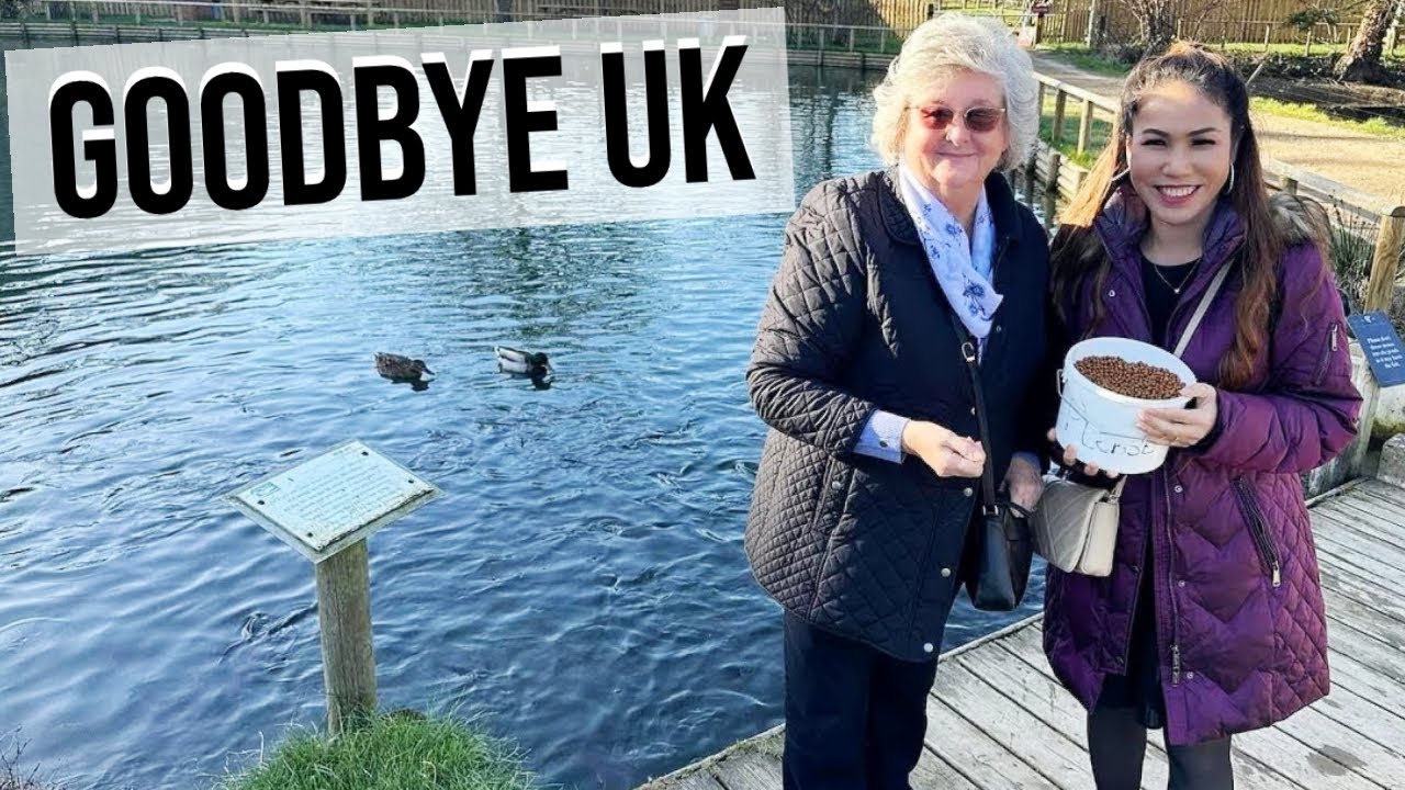 Cotswolds Waterside Restaurant & Bibury Trout Farm - Saying farewell to my UK family.
