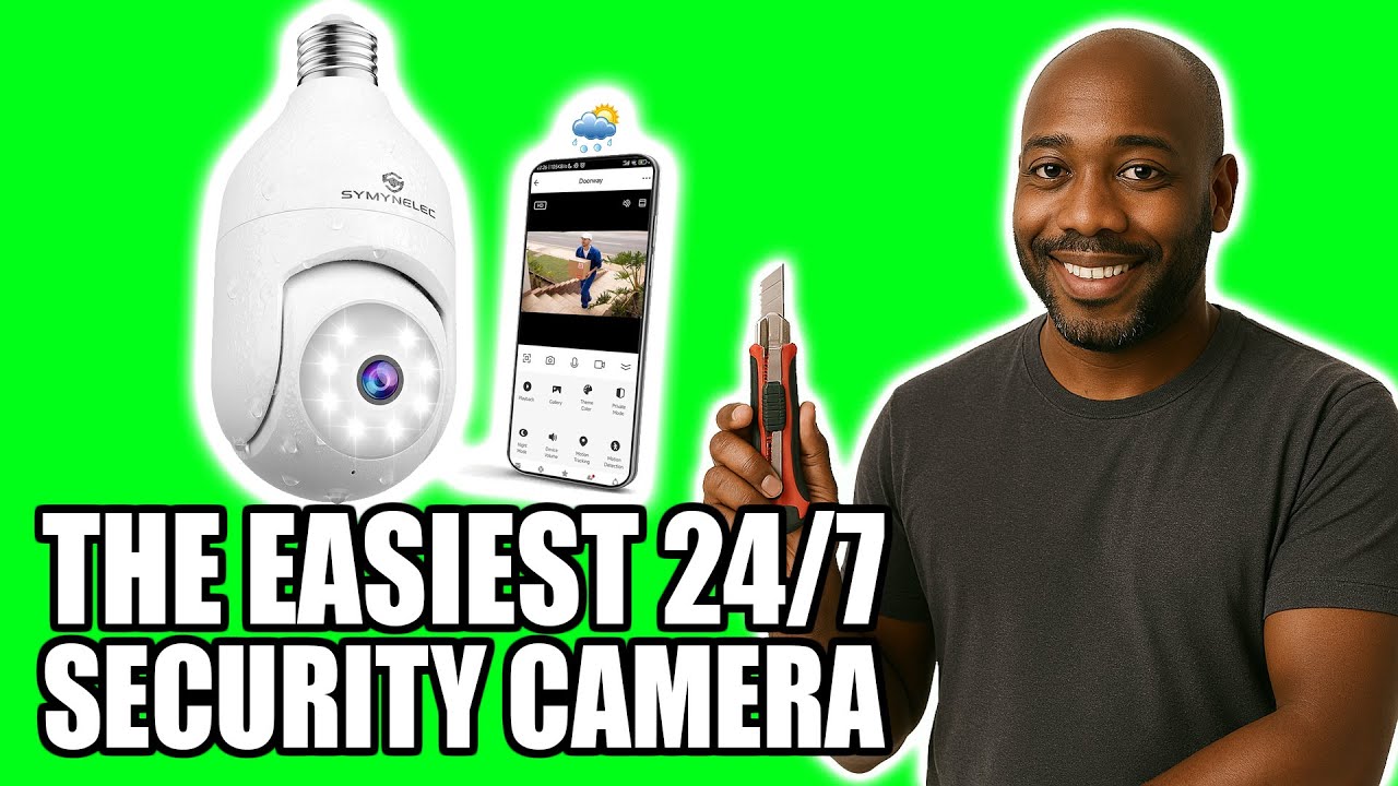 Эта камера видеонаблюдения E27 меня удивила! 🔍💡 Полный обзор 2K Smart Cam