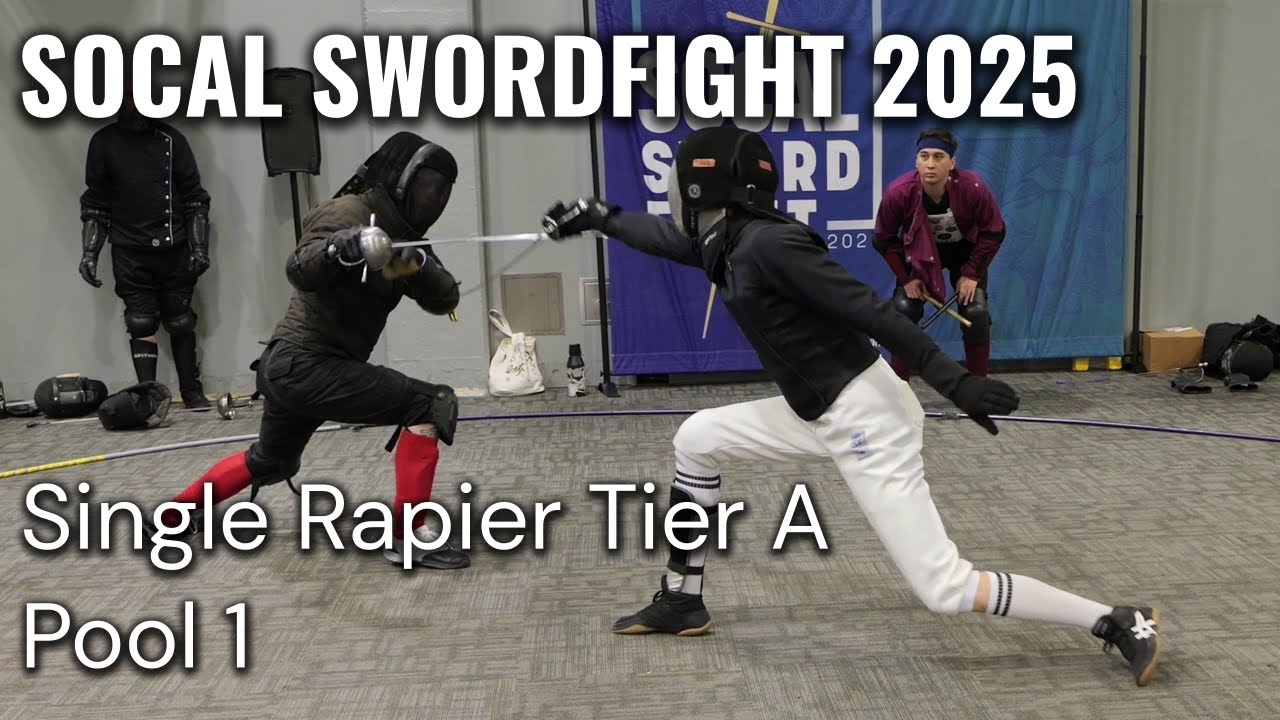 SoCal Swordfight 2025 - Single Rapier Tier A Pool 1