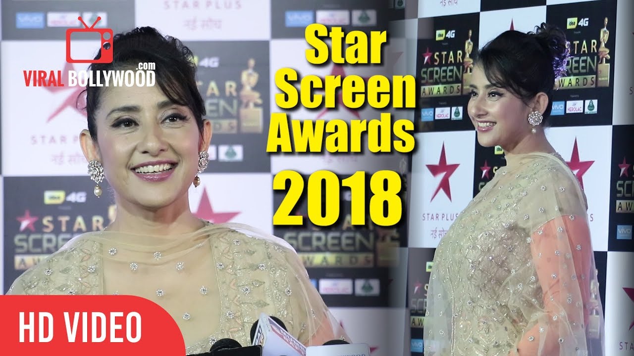 Manisha Koirala At Star Screen Awards 2018 | Star Plus Awards Show 2018