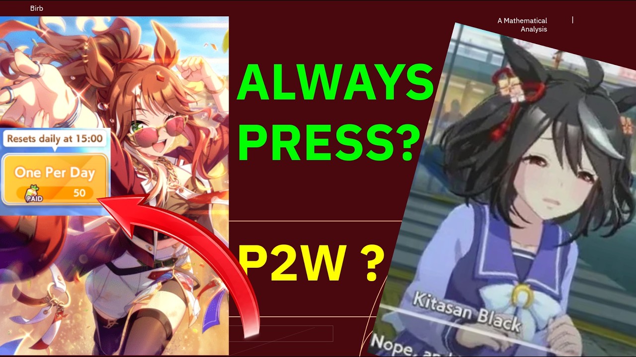 The Daily Pull Button: Umamusume’s Underrated P2W Feature | A Mathematical Analysis