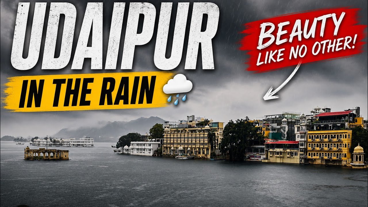 Udaipur Rain 2026 Beautiful monsoon 😍 #udaipurrain #udaipur #udaipurnews #udaipur_updates #udaipur_n