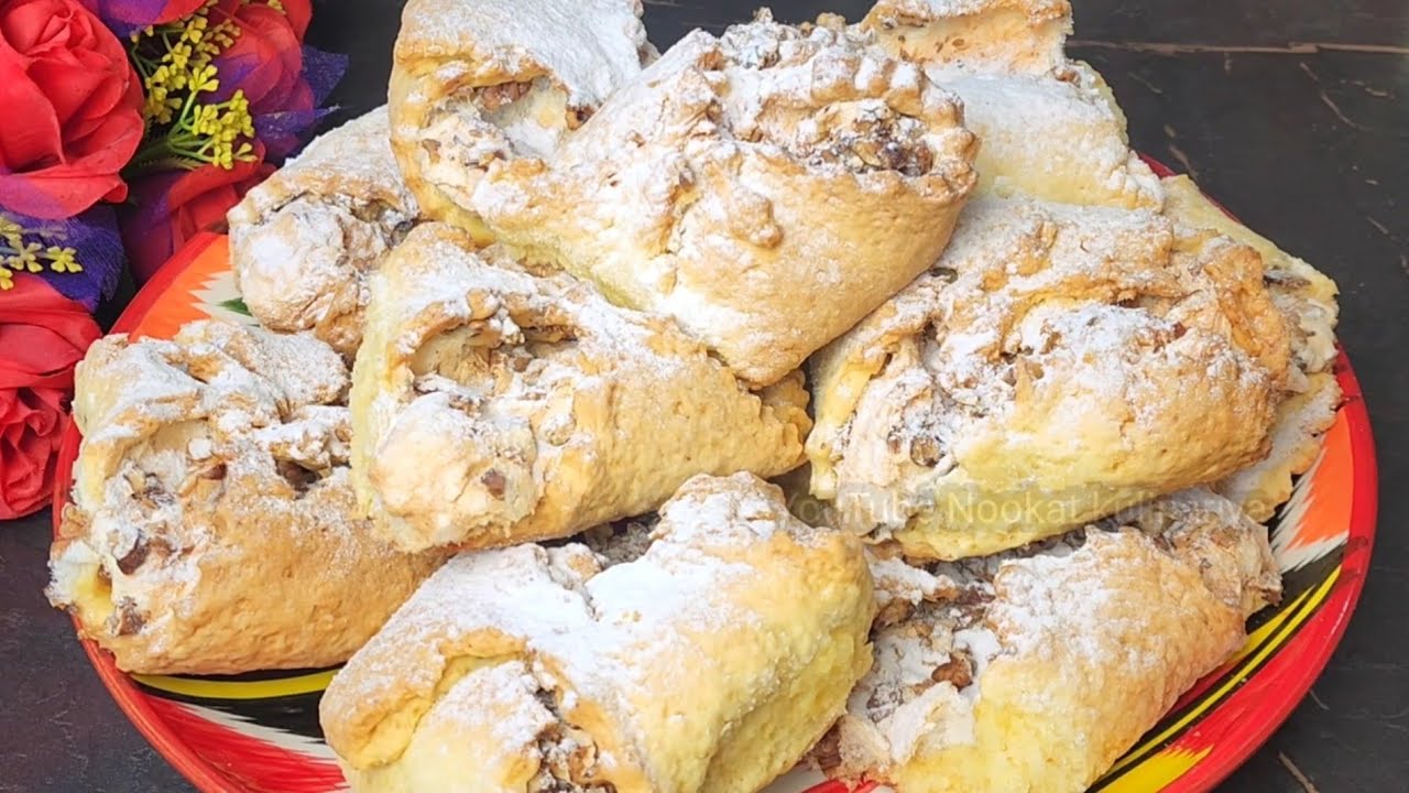 У ВАС ДОМА ЕСТЬ МУКА?ТОГДА ГОТОВЬТЕ ЭТОТ РЕЦЕПТ!Печенье быстро и очень вкусно Nookat kulinariya