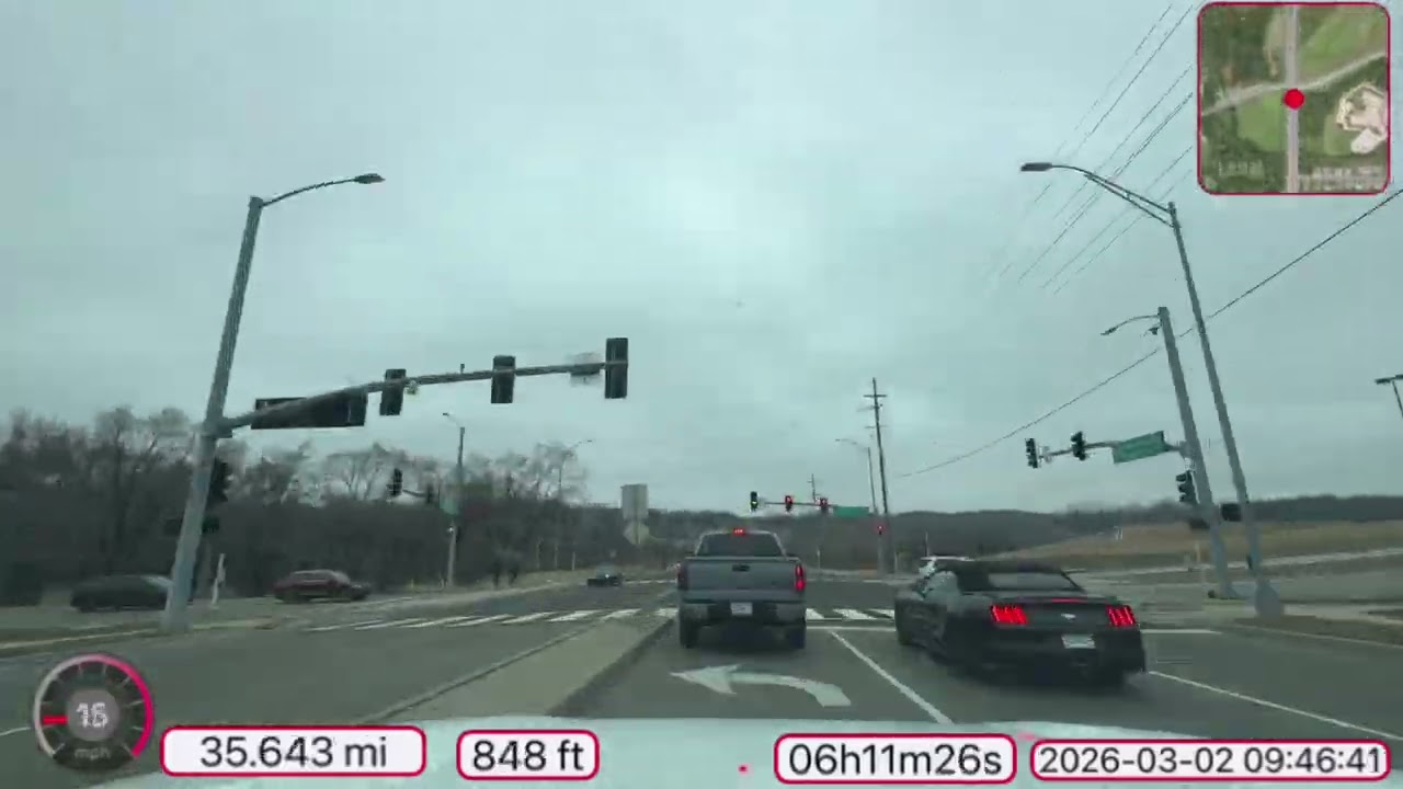 202600302 Dashcam Drivelapse Kansas City Metropolitan Area Monday