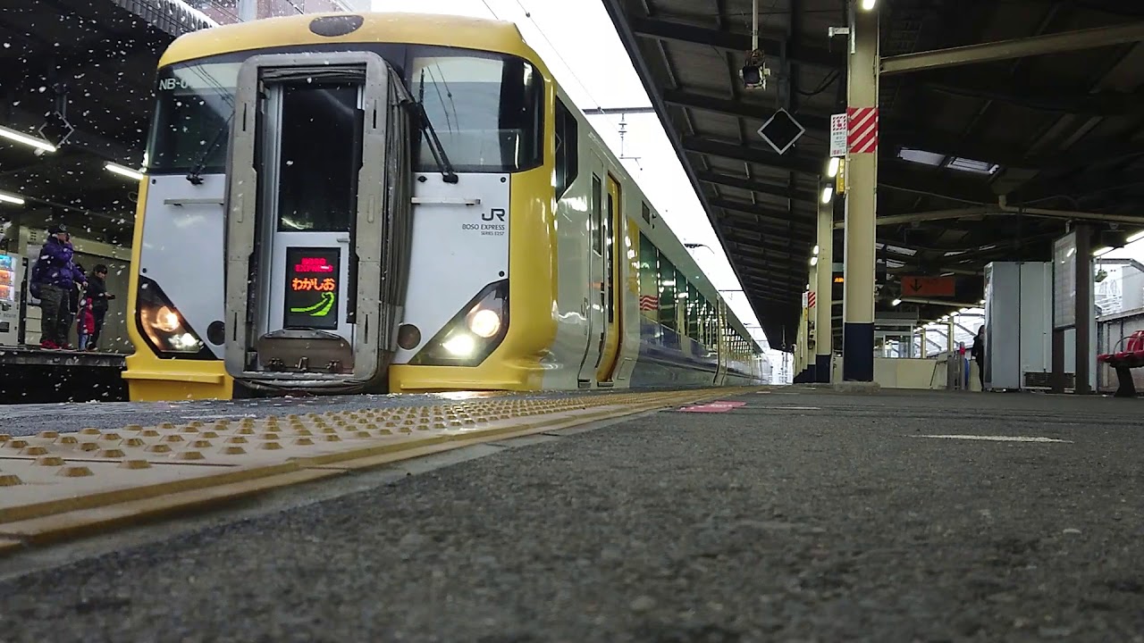 [激レア] 千葉みなと駅 2番線 特急通過