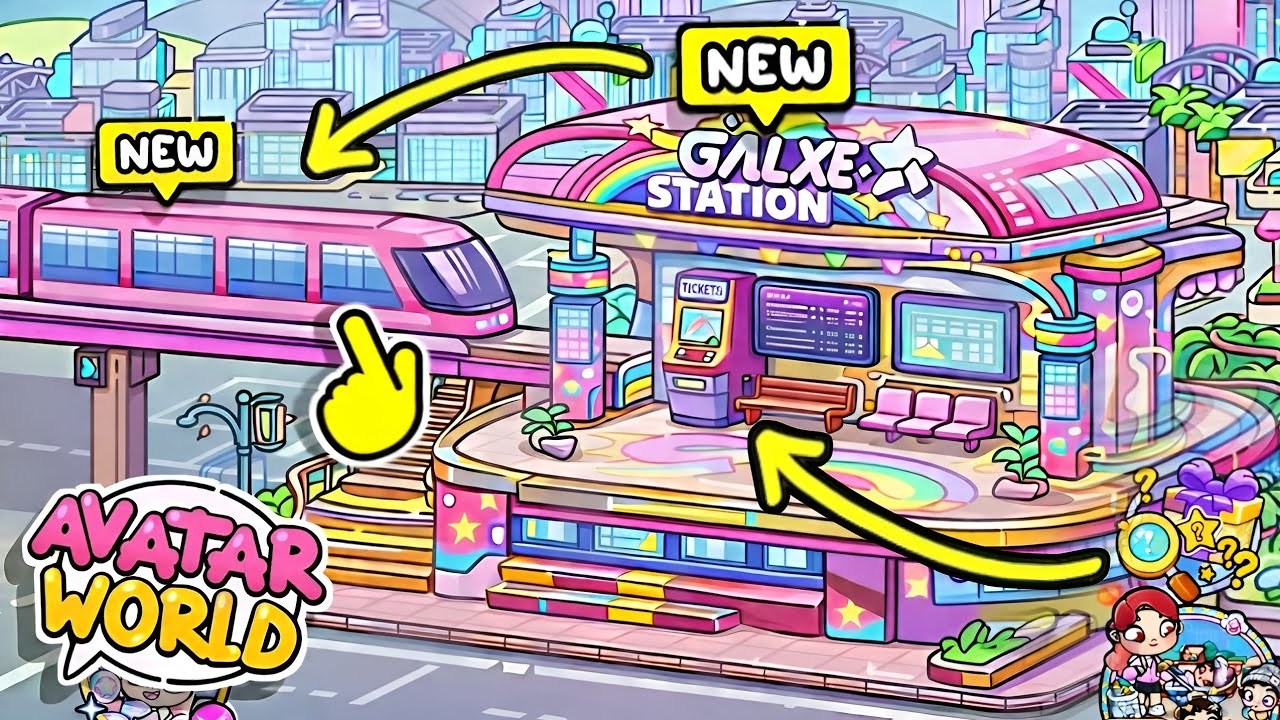 NEW GALAXY STATION IN AVATAR WORLD!? // AVATAR WORLD NEW UPDATE!? // PAZU WORLD 