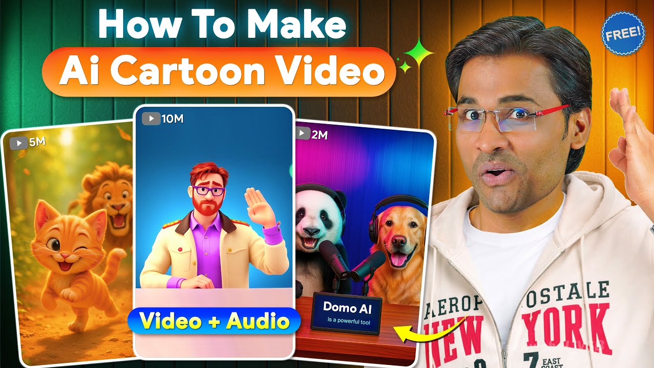 How to Make AI 3D Cartoon Video for Free Using DomoAI | Best AI Video Generator 2026