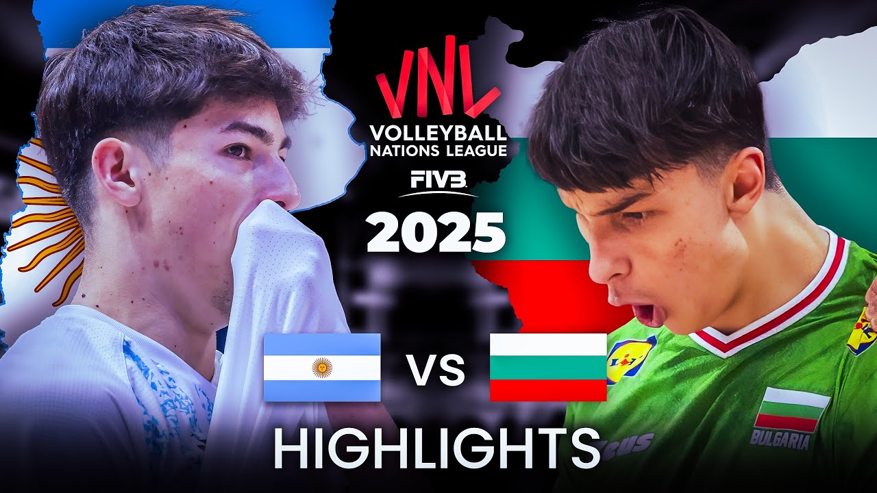 BULGARIA 🇧🇬 vs ARGENTINA 🇦🇷 | HIGHLIGHTS | Men's VNL 2025
