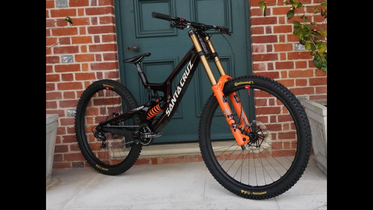 2022 Santa Cruz V10 CC Oxblood Reserve Dream DH - Bike Check