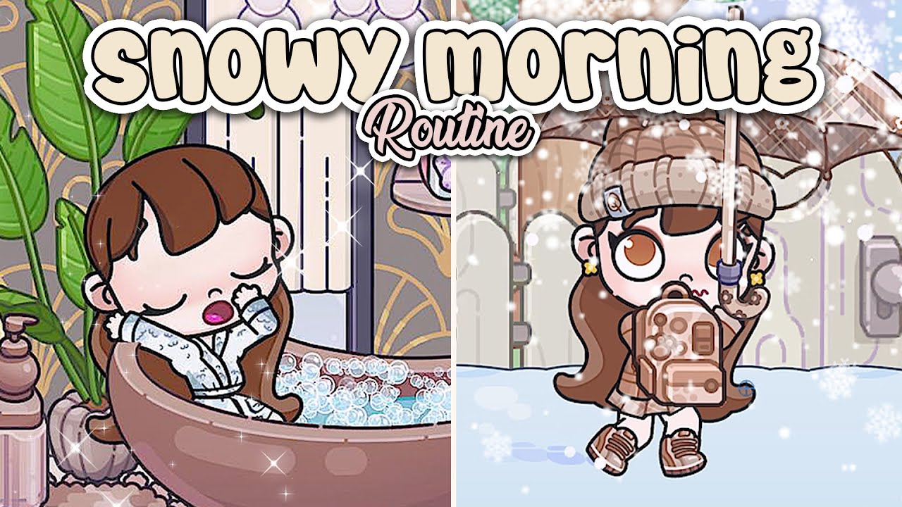 Avatar World Snowy School Morning Routine ☔❤️ | Avatar World