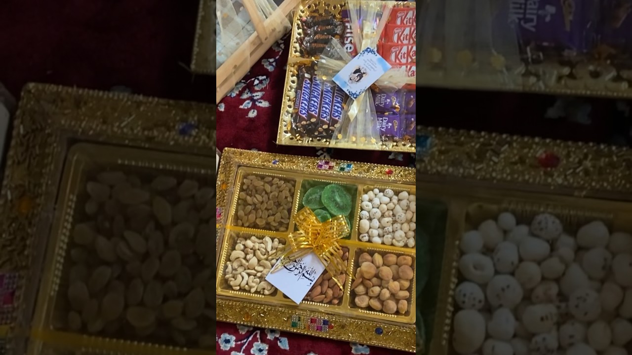 Viral engagement hampers❤️😍 engagement hampers making ideas || gift wrapping || basket decoration