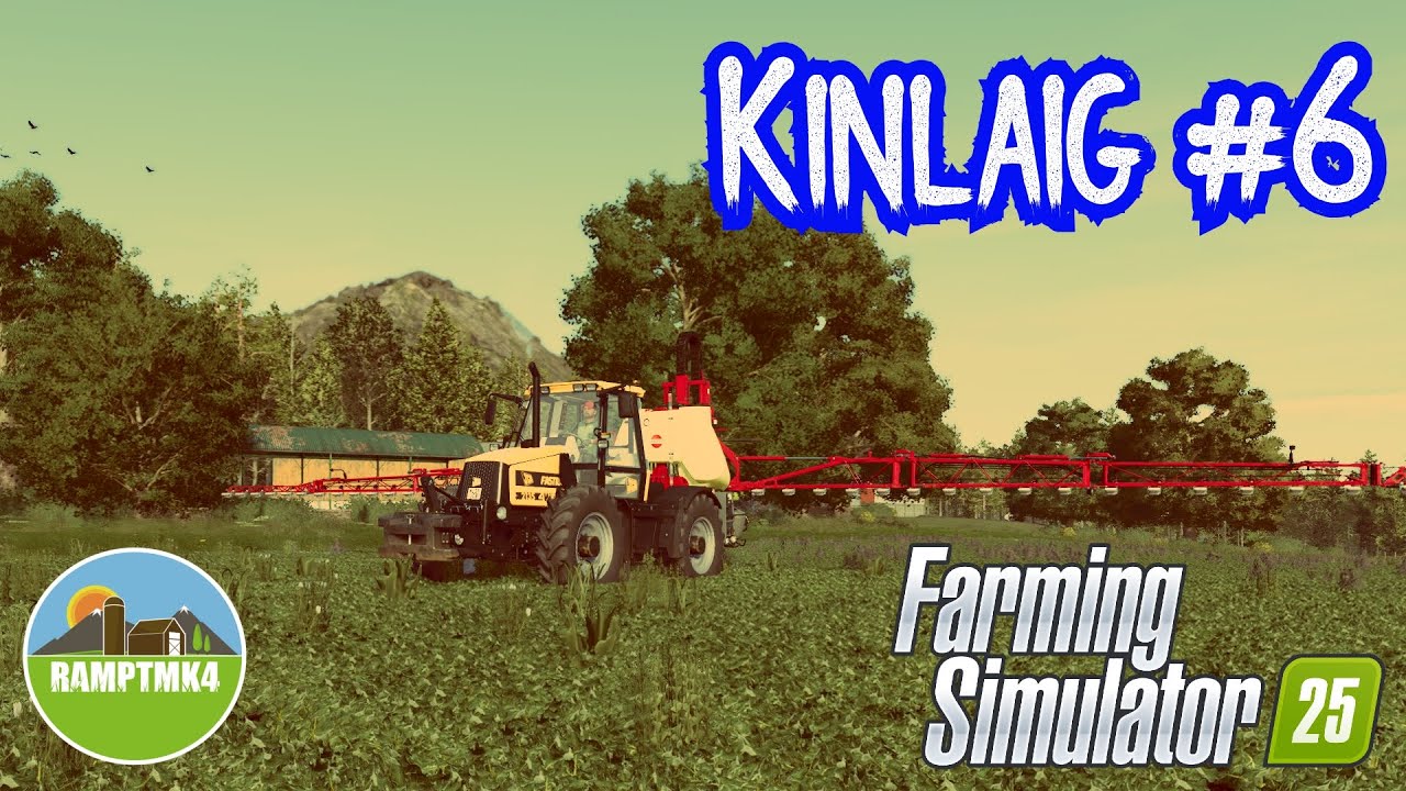 Kinlaig #6 Опрыскивание от сорняков Farming Simulator 25 Highlands Fishing Let's Play #fs25