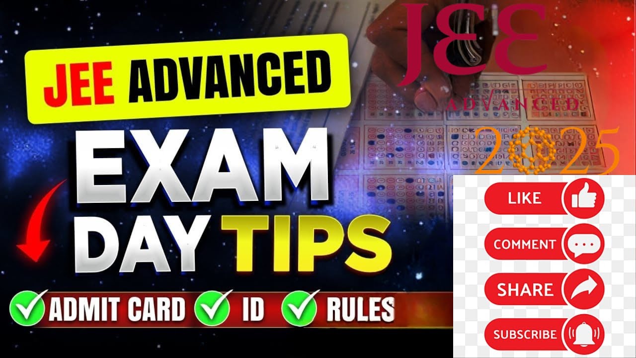 JEE ADVANCED ADMIT CARD 2025: MUST-KNOW RULES to Not Get Disqualified!