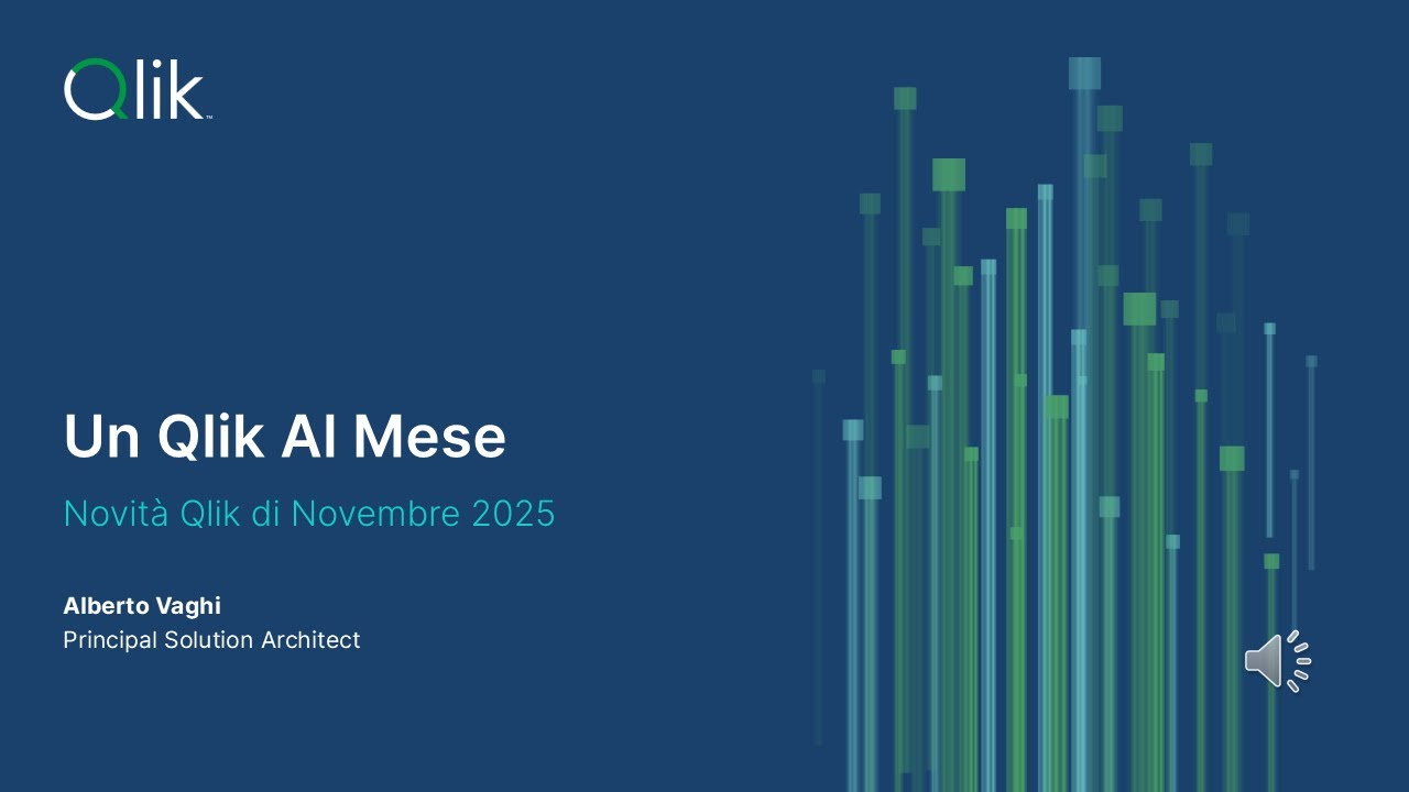 Novità Qlik - Novembre 2025