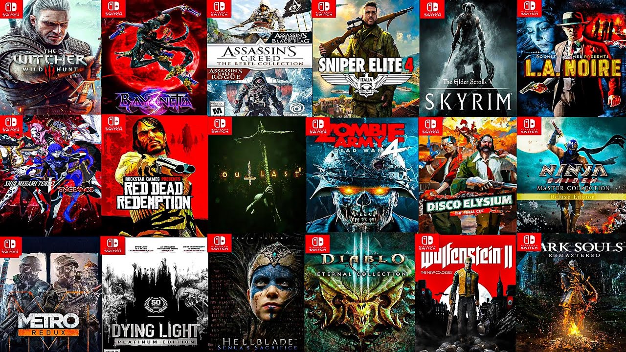 Топ-30 лучших игр для взрослых на Nintendo Switch | Лучшие игры для взрослых на Nintendo Switch (...