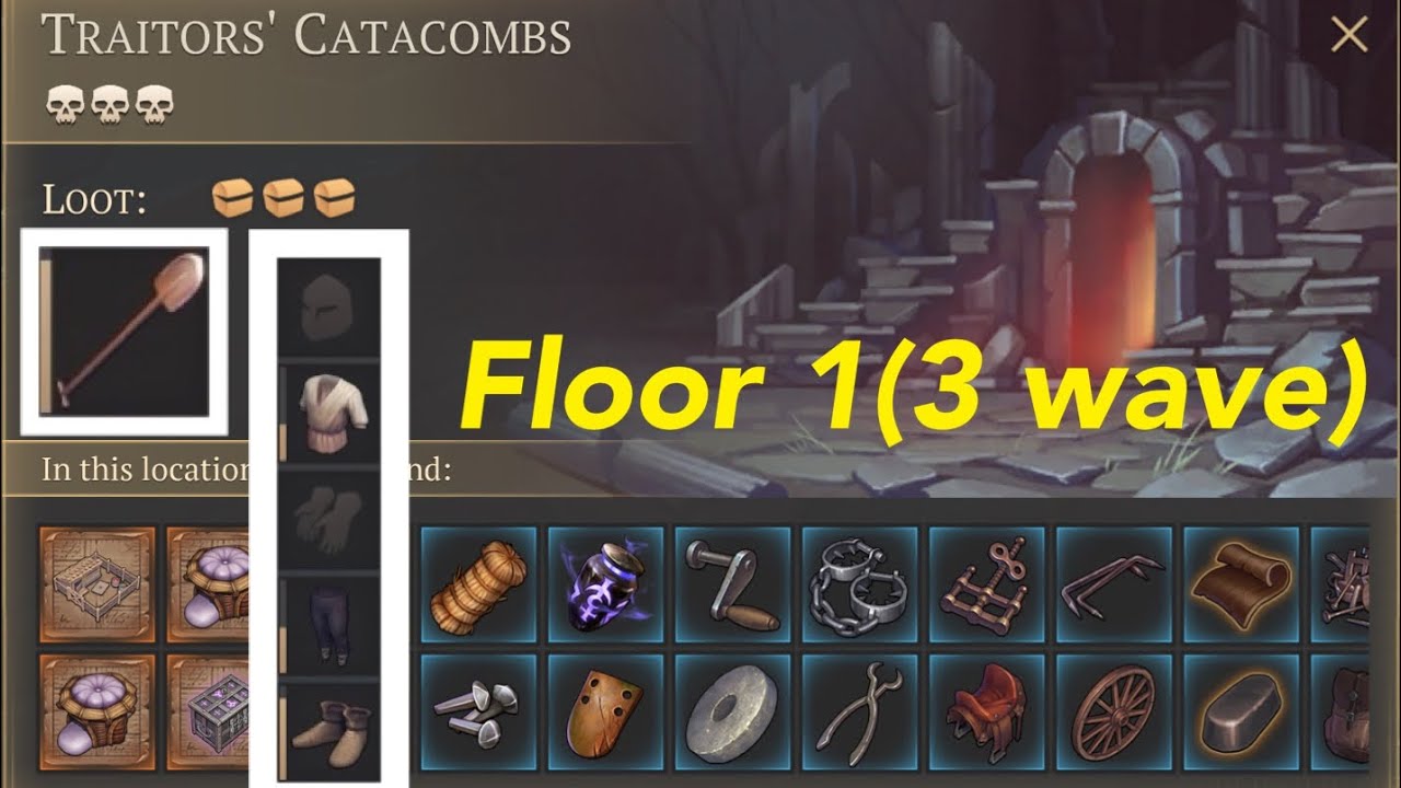 Grim Soul Cheap way Traitors&rsquo; Catacombs Floor 1 Complete #grimsouldarkfantasysurvival #gameplay