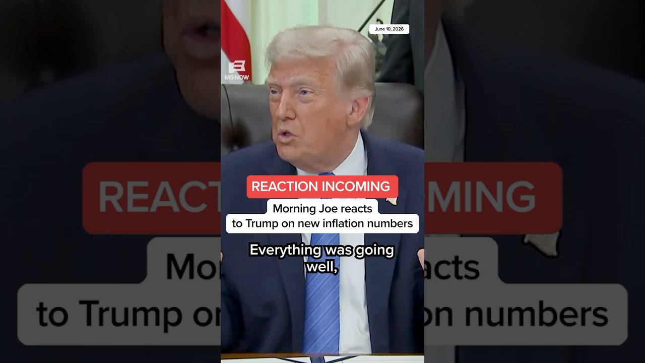 REACTION INCOMING: Morning Joe reacts to Trump on new inflation numbers