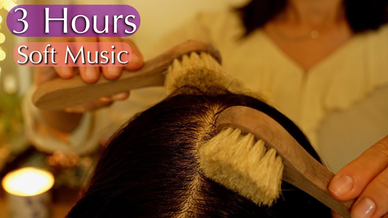 🌸ASMR Massage Magic with Soft Music 🌸 Sleep Massage ASMR 😇🌟No Talking