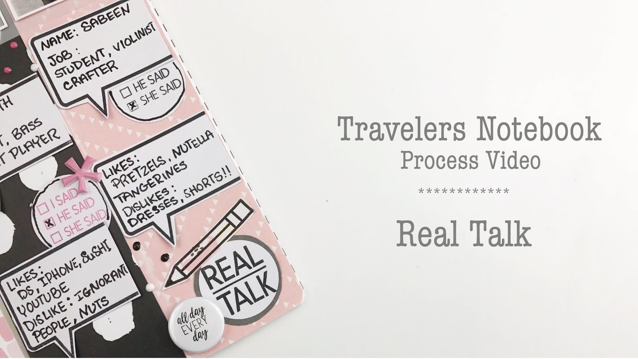 Travelers Notebook Layout | Real Talk