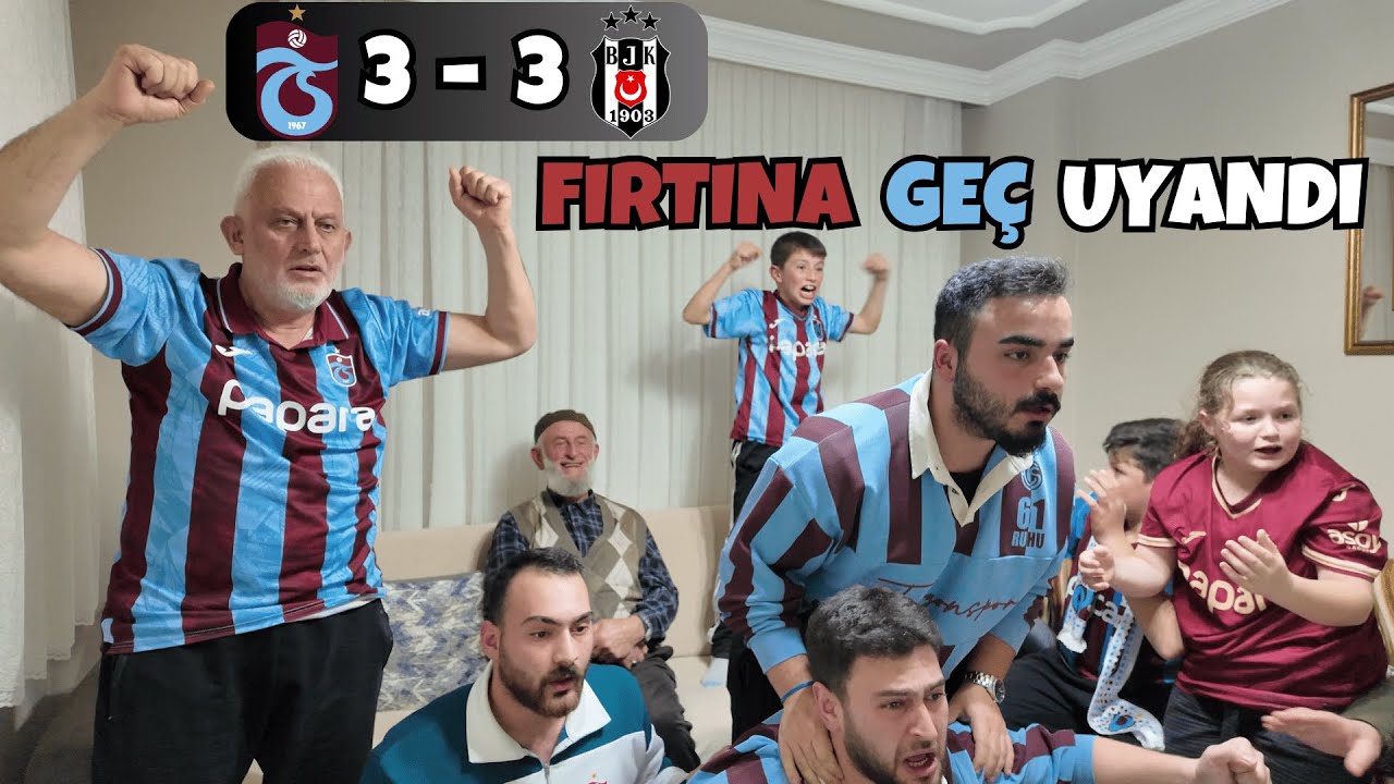 ⚽Trabzonspor - Beşiktaş⚽ Maçına Tepki ! Fırtına Geç Uyandı !