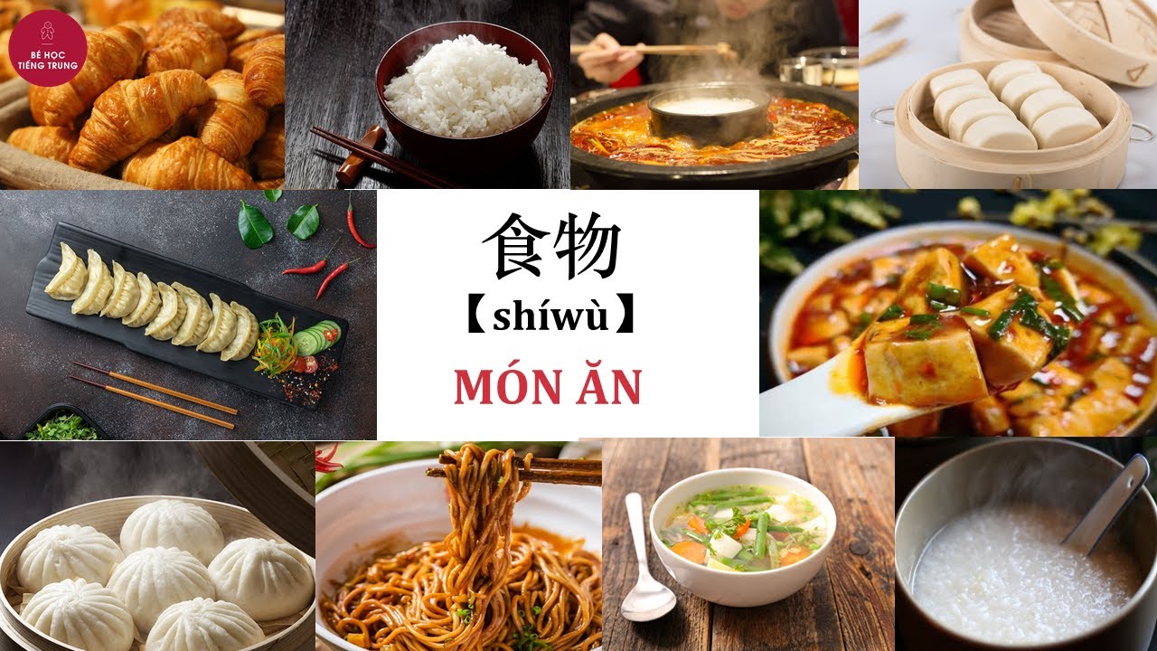 BÀI 3_ Bé học tiếng Trung QUA MÓN ĂN| 学习食物｜Tiếng Trung thiếu nhi
