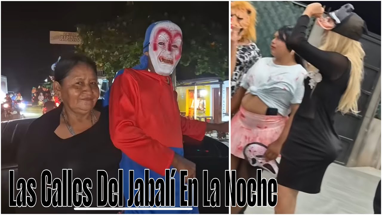 As&iacute; Son Las Calles Del Jabal&iacute; Celebrando Noche De Brujas|Hallowen En Ingl&eacute;s Esto se puso Bueno