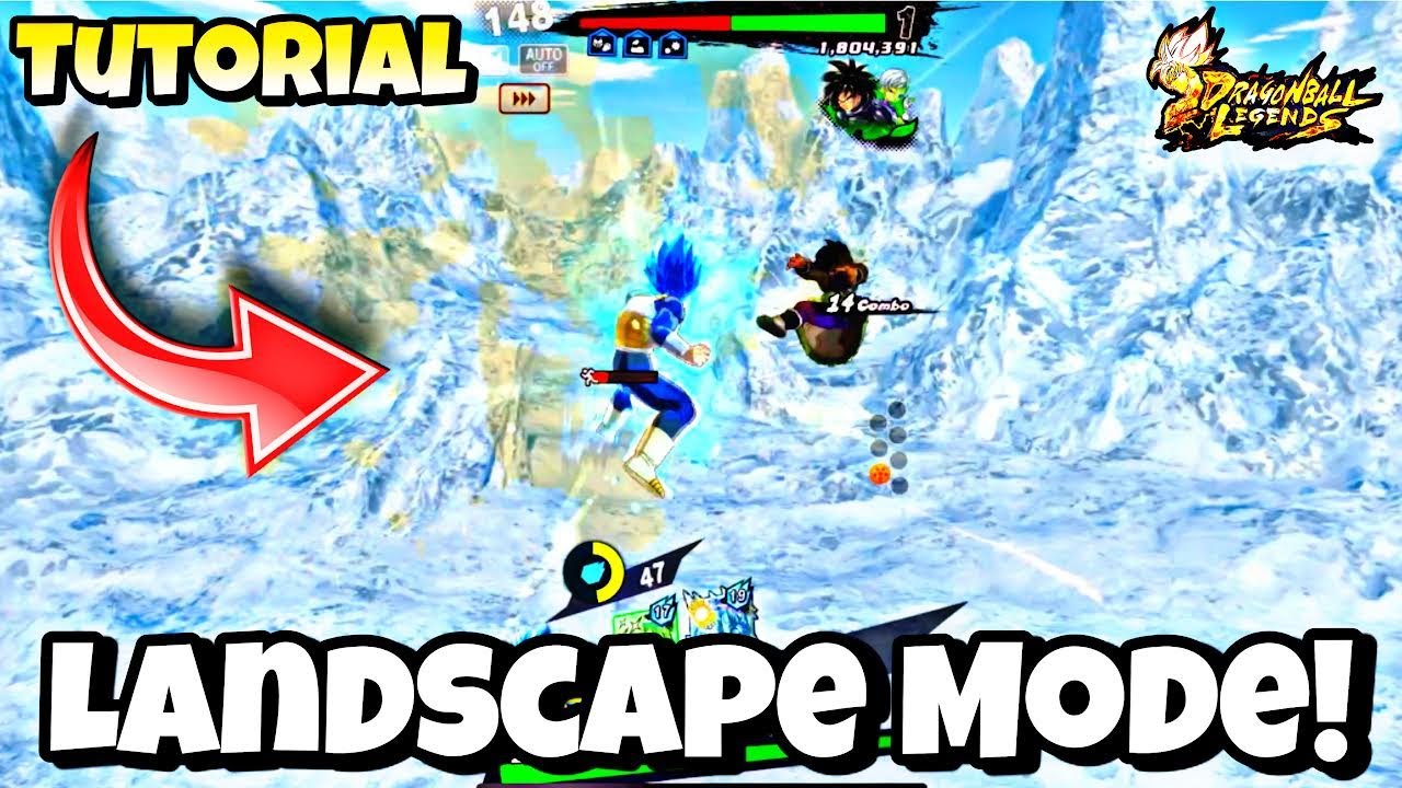 How To Play Dragon Ball Legends in a NEW WAY LANDSCAPE MODE! FULL Tutorial Guide