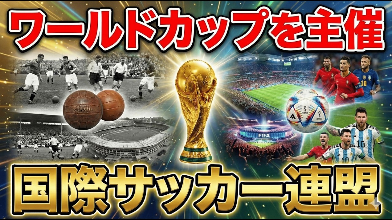 ⚽️ワールドカップを主催⚽️FIFA（国際サッカー連盟）の歴史と現在を徹底解説😎#0078