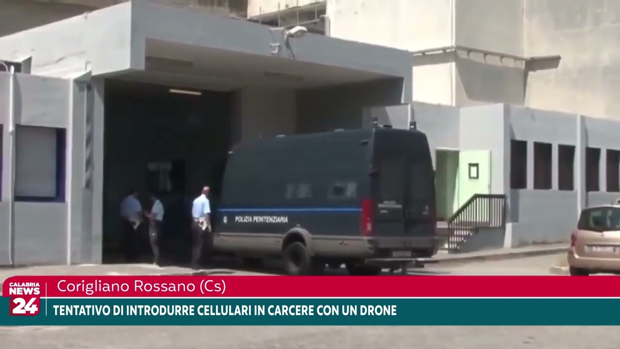 Tentativo di introdurre cellulari in carcere con un drone a Rossano