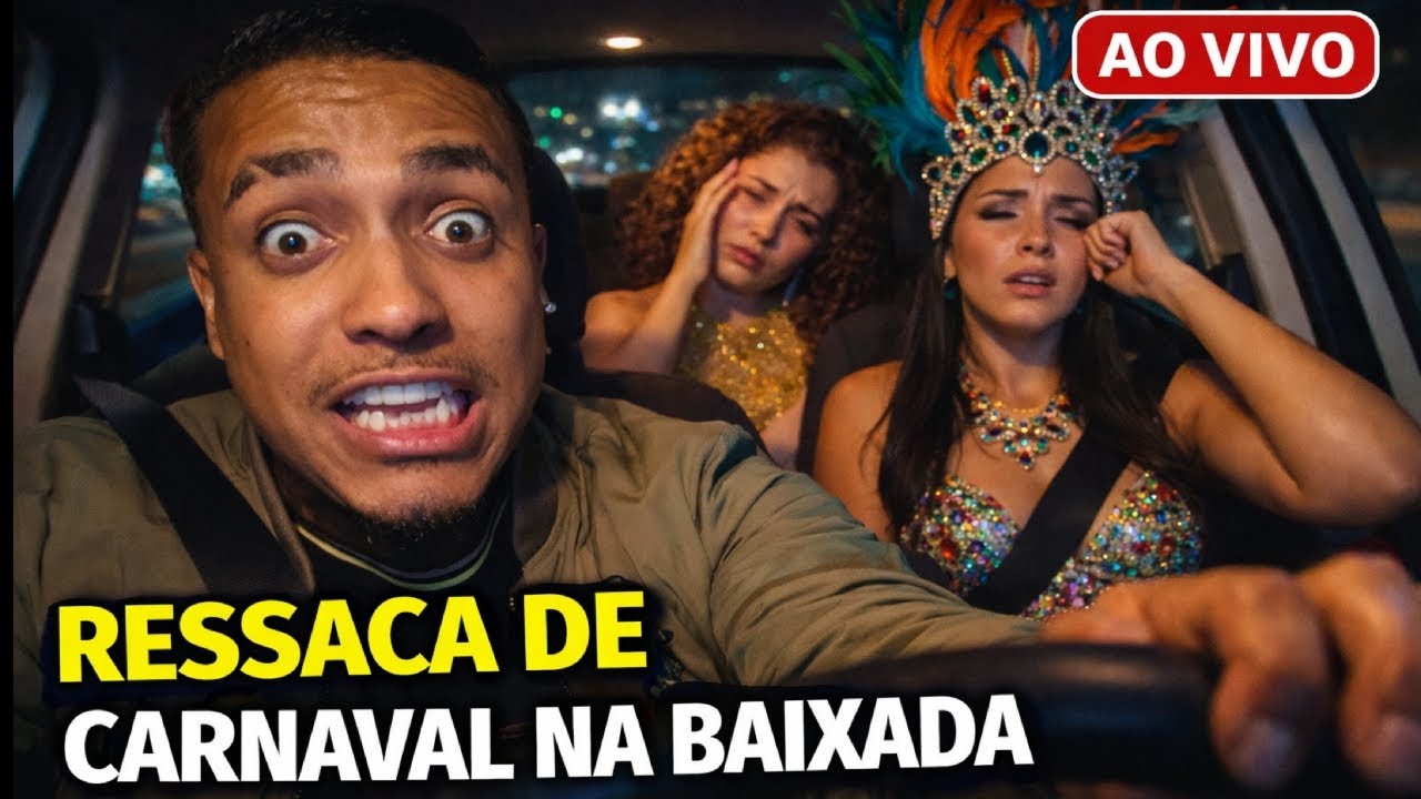 UBER NA RESSACA DE CARNAVAL! 🚨 Baixada AO VIVO