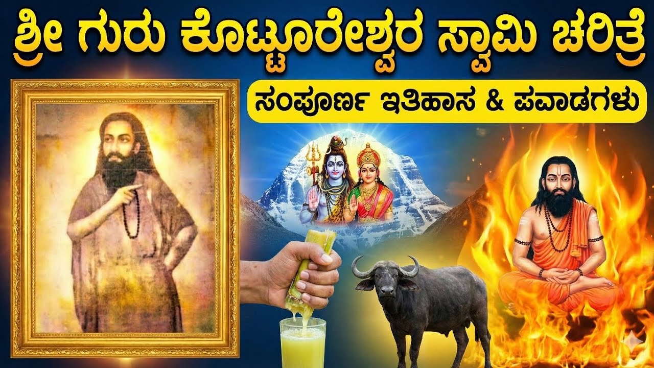 @Dhanvithvpcreation History of Sri Guru Kottureshwara Swamy | The Saint Who Defied Fire & Akbar