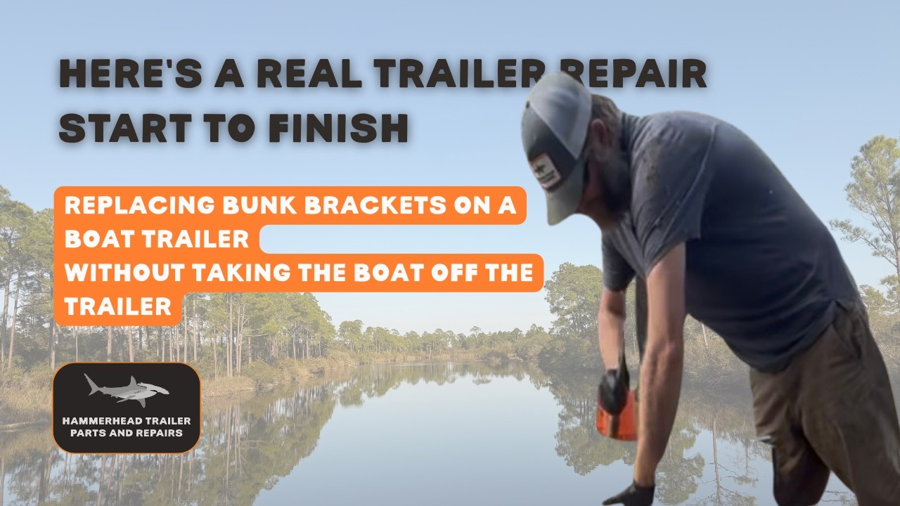 Replacing Bunk Brackets Without Unloading the Boat