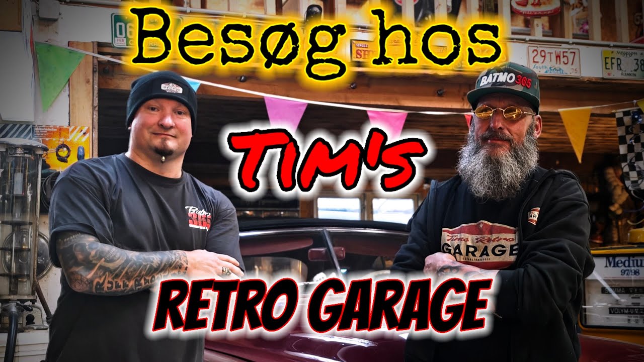 Visit og Koncert ved Tim's Retro Garage.