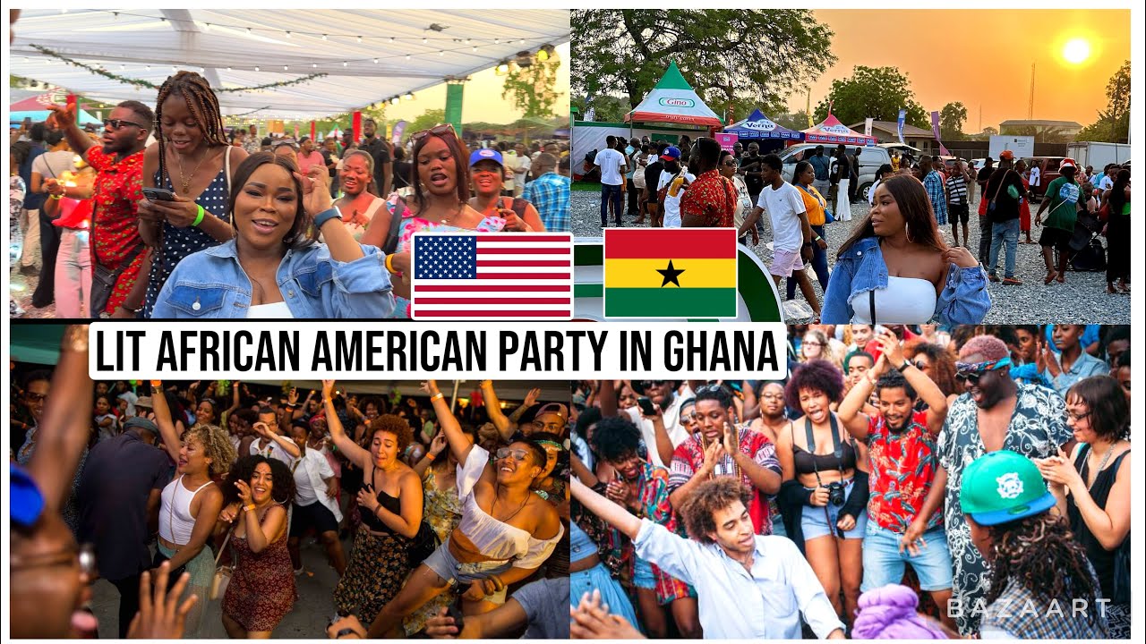 Experience the BEST African American Party in Ghana! | 3 BEACH RAVES - 1 NIGHT  Diasporas Beach Rave