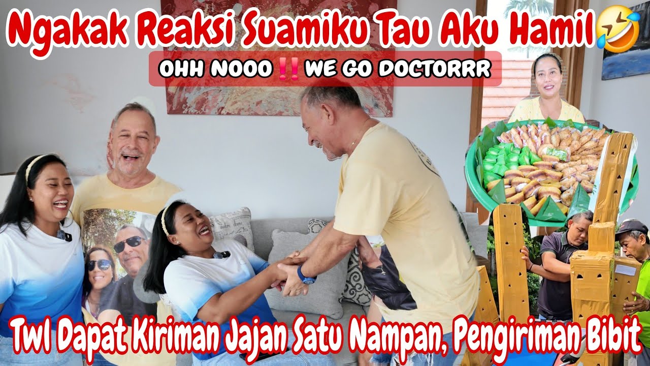 REAKSI SUAMI TAU AKU HAMIL⁉️ TAU AKU HAMIL SUAMI MAU KABUR NAIK PESAWAT 😂🤣😭 #prank