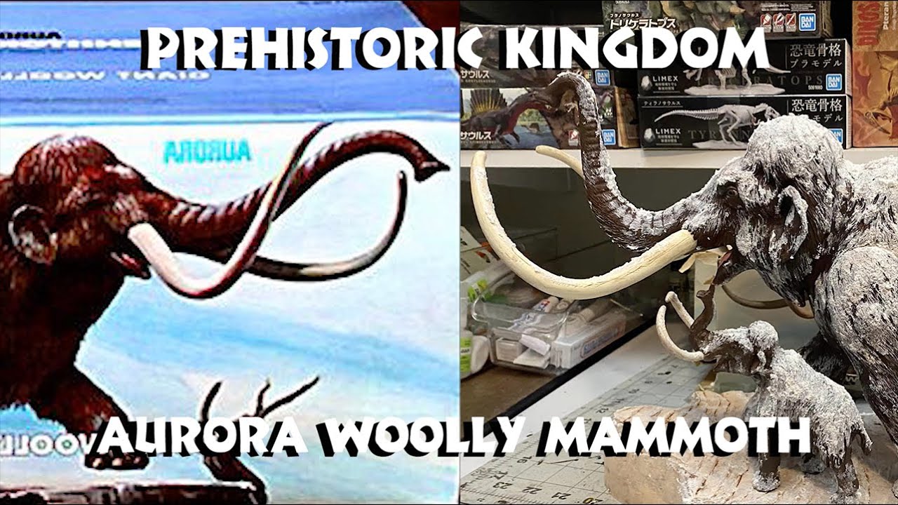 Aurora Prehistoric Scenes Wooly Mammoth