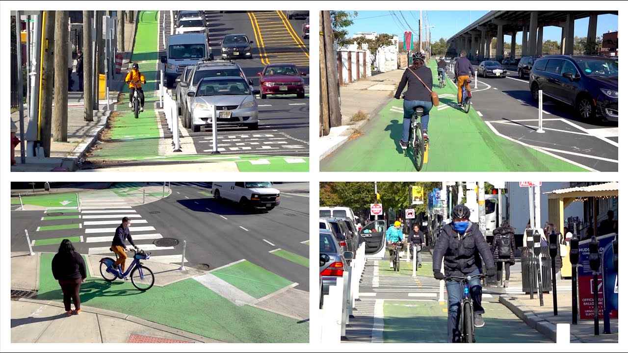 Jersey City's Quick Build Bike Network