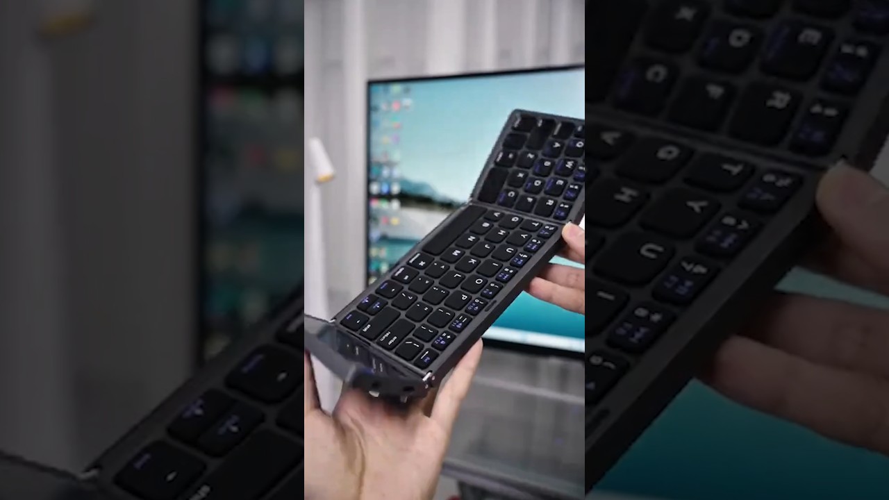 El teclado plegable que cabe en tu bolsillo 😱  Mini Teclado B033