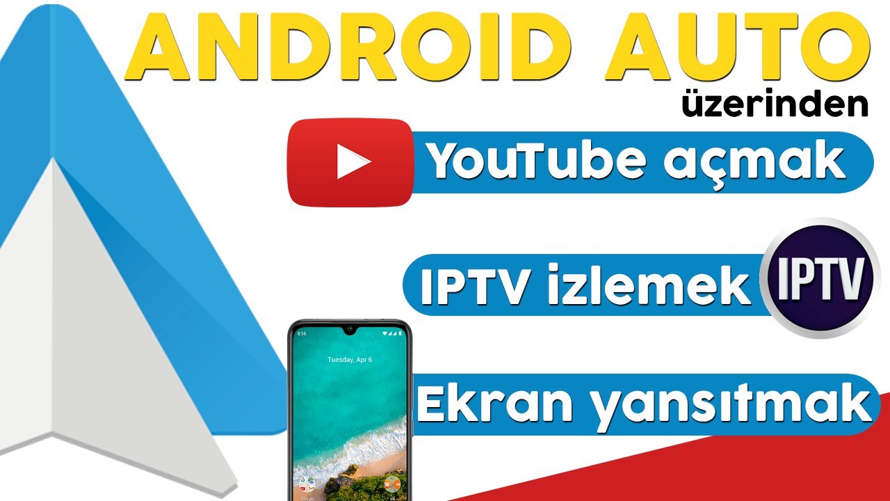 1) Android Auto Youtube İzleme - Telefon Ekranını Yansıtma