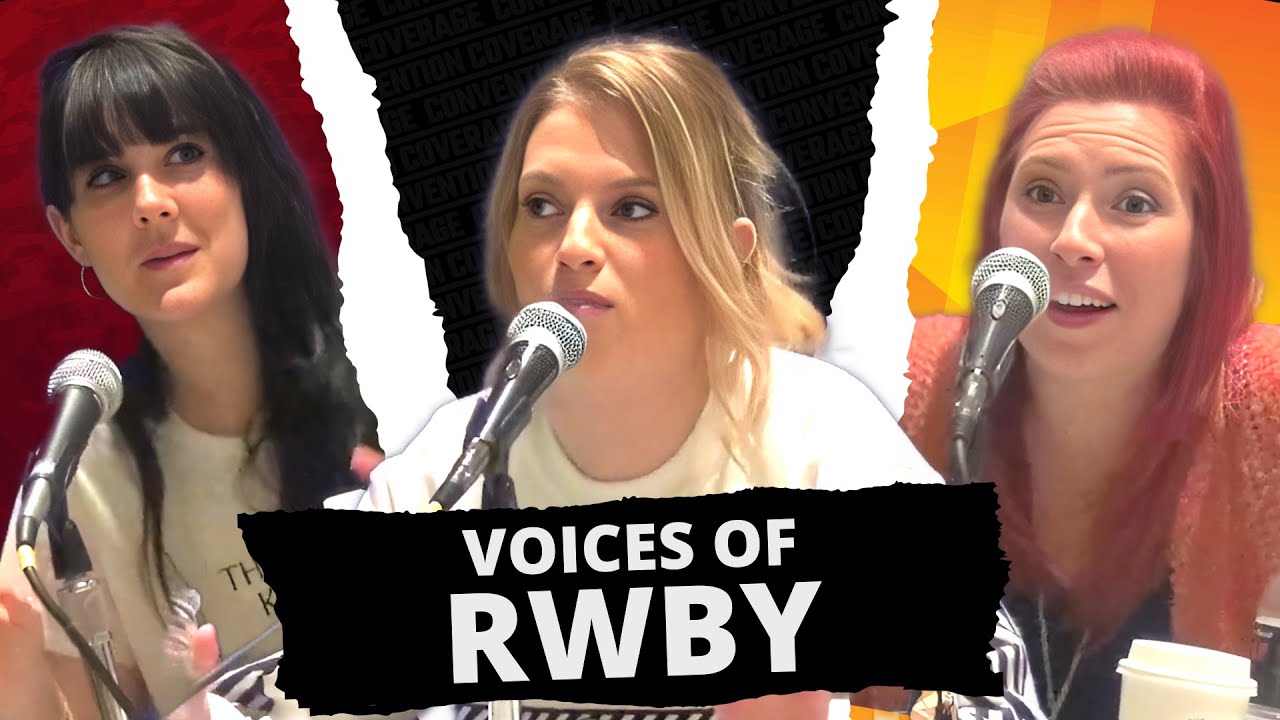 RWBY English Voice Actors [SacAnime Winter 2018 - Saturday]