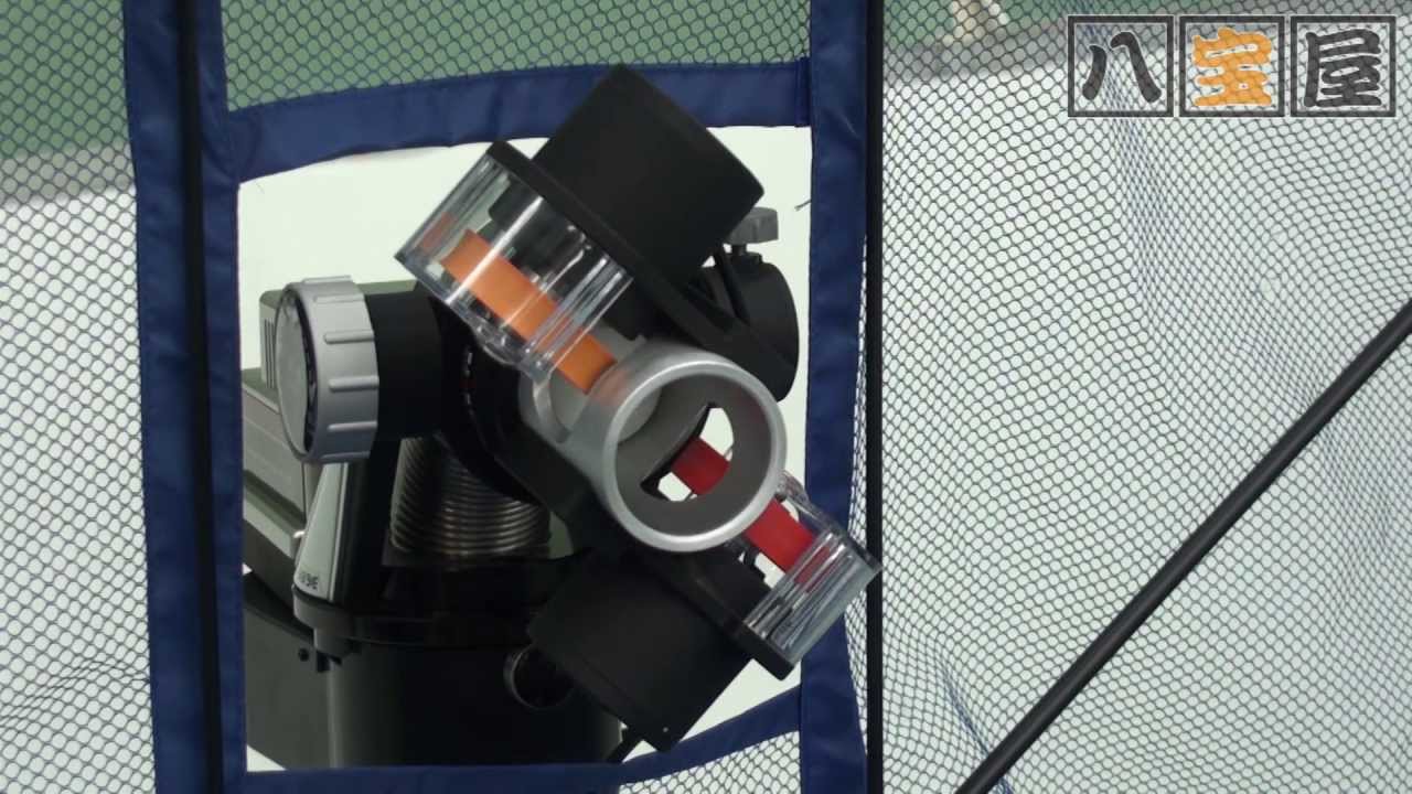 卓球ロボット・マシン V989-E （ロボコーチRX同等品）　装着・使用例