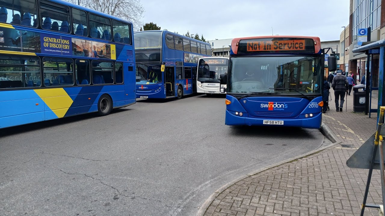 Ride on Swindon's Bus Company Scania N230UB OmniCity 2010 (HF58 HTU), Route 23 27/03/2026