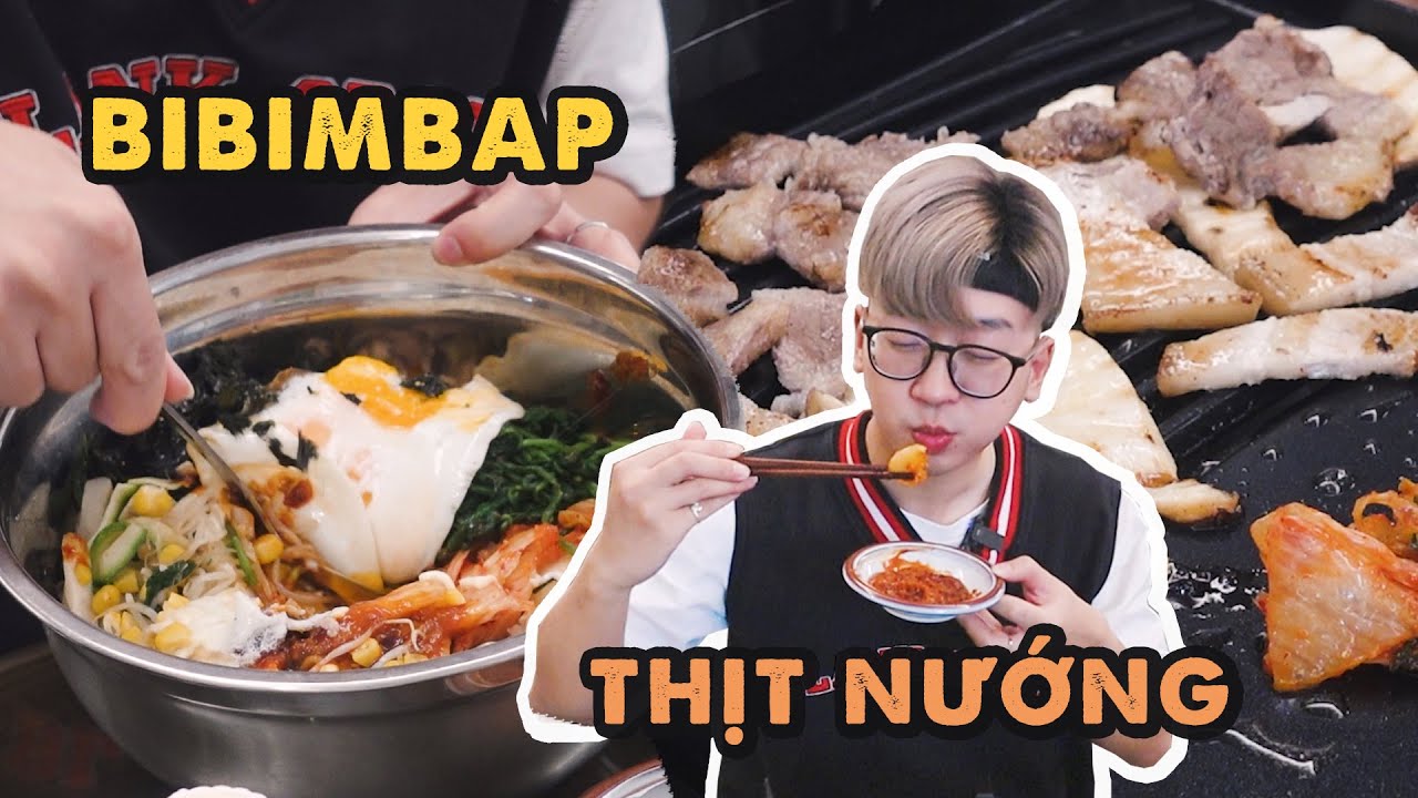 Nửa đêm đói bụng lục tủ làm BIBIMBAP và THỊT NƯỚNG HÀN QUỐC // Ở nhà ăn cả thế giới series