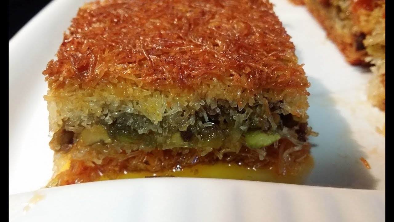 بقلاوة الشعريه بالفستق الحلبي .😋😋. تحليه رمضانيه ومذاق رائع .. مطبخ شاي مهيل