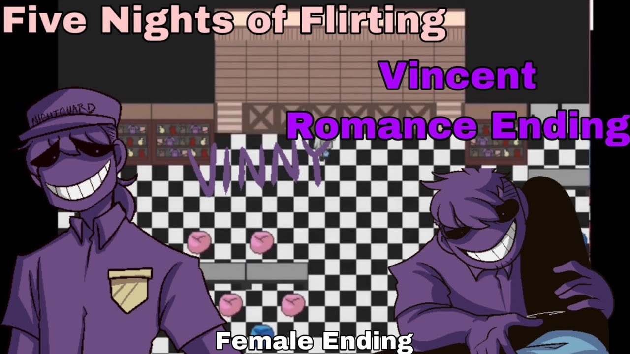 Vincent's Romance Ending | Female Version | Five Nights of Flirting | no commentary