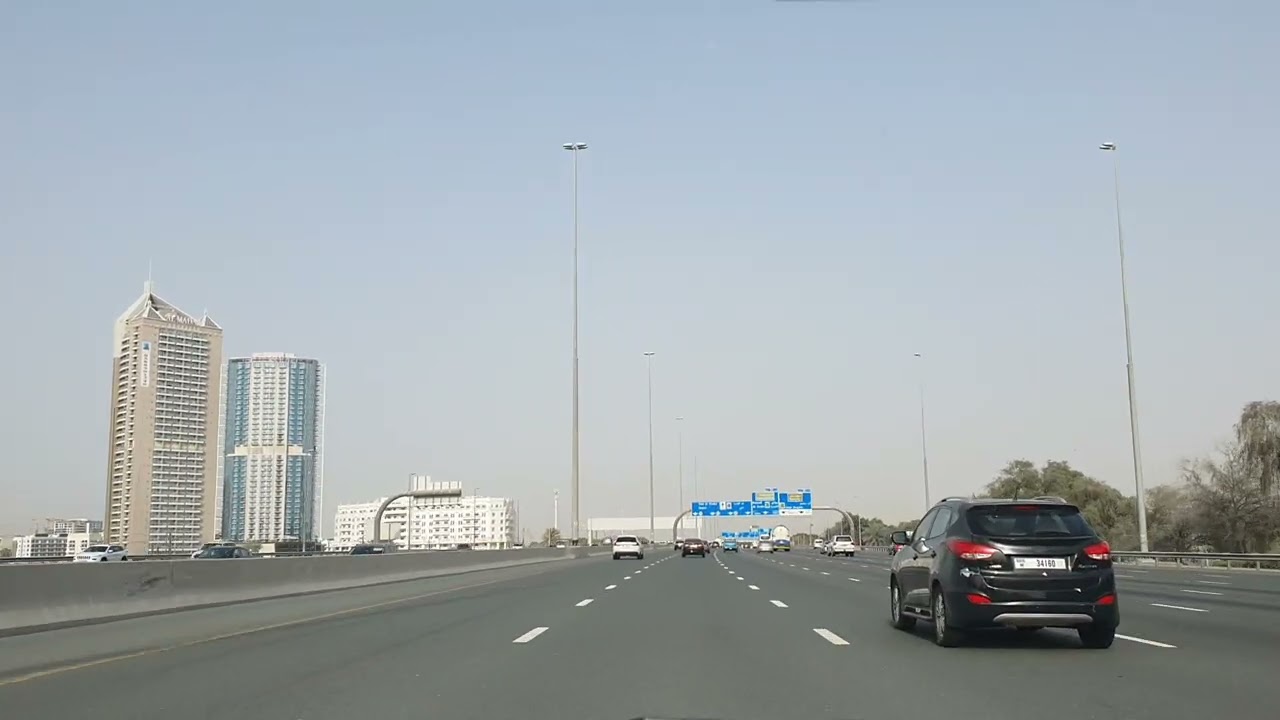 جولة بالسيارة شارع الشيخ محمد بن زايد ج١ CAR DRIVING TOUR SHEIKH MOHAMMED BIN ZAYED ROAD PART 1