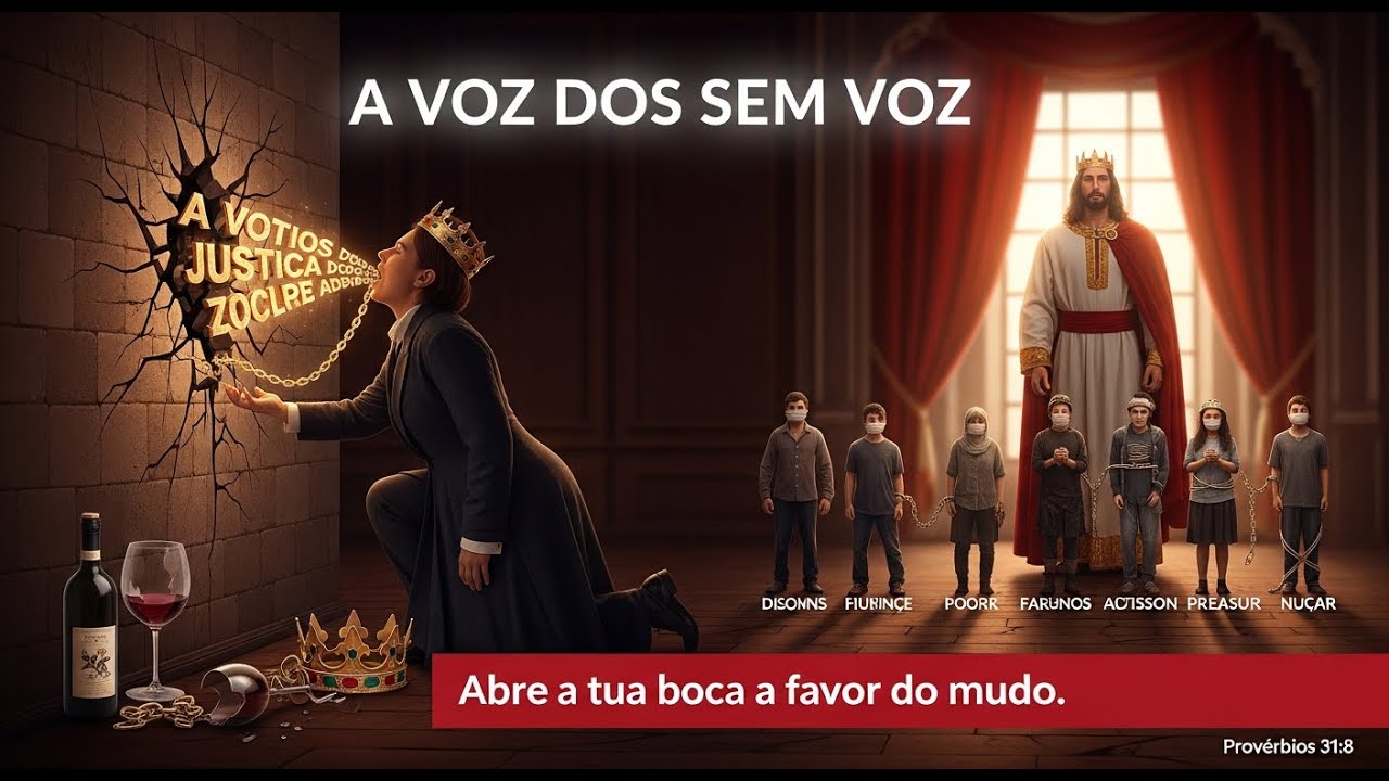 A Voz dos Sem Voz: O Verdadeiro Propósito da Sua Influência | Provérbios 31:1-9
