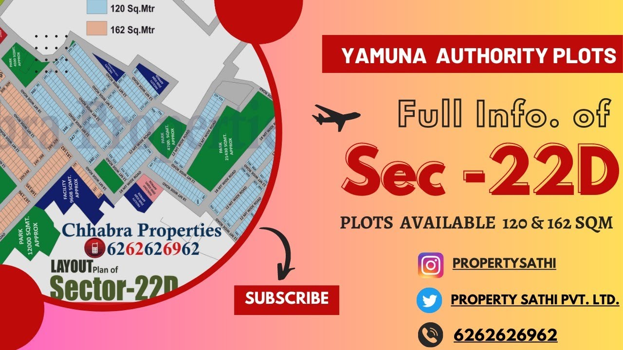Complete Information about Sector 22D | Yamuna Expressway | To know more call us @6262626962