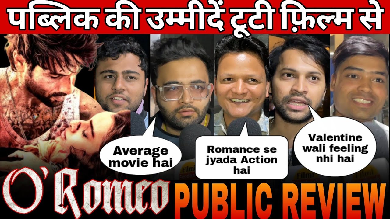 O Romeo movie public review | Shahid Kapoor O Romeo public review | Shahid Kapoor 